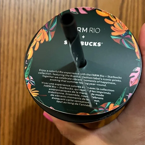 FARM Rio Starbucks | Artistic Black Tumbler - Picture 2 of 9